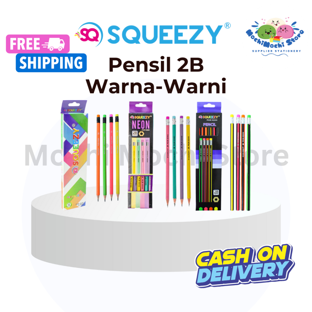 

Pensil 2B Komputer Warna-Warni | Pensil Kayu 2B | Pensil 2B Raut | Pencil | Pensil Sekolah | Pensil Ujian