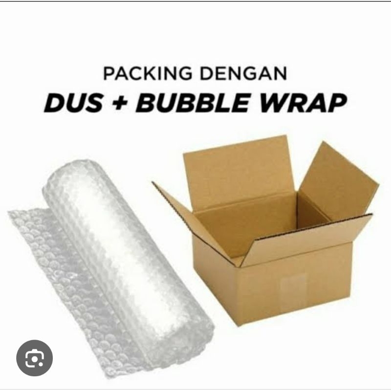 

[ TAMBAHAN EXTRA PACKING ] BUBBLE WARP DAN KARDUS PACKING