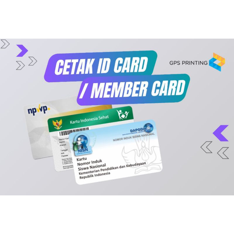 

Cetak Id Card/Member Card
