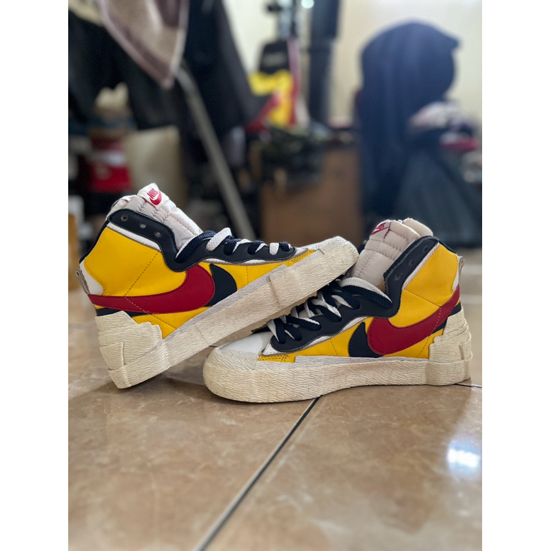 SACAI x BLAZER MID 'Maize Navy'