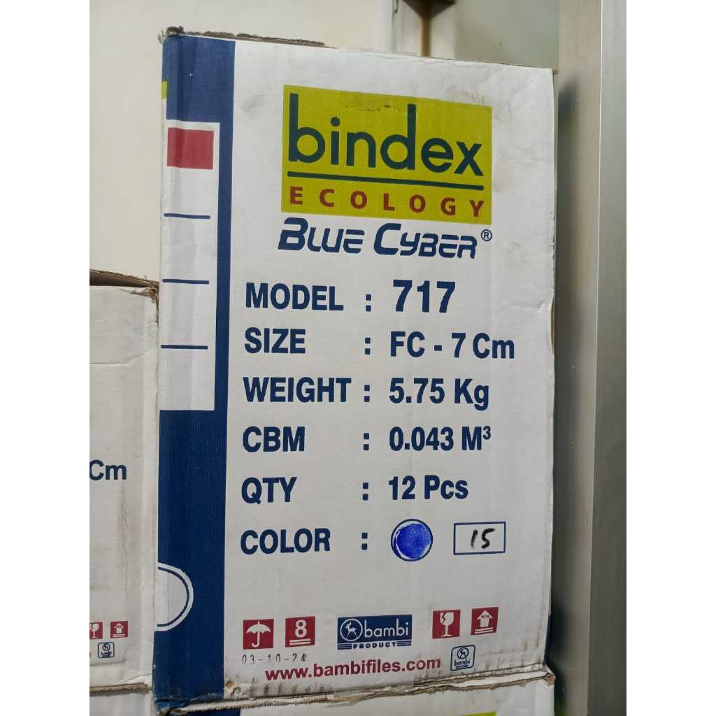 

ordner bindex folio 717 biru 1 dus isi 12 pcs