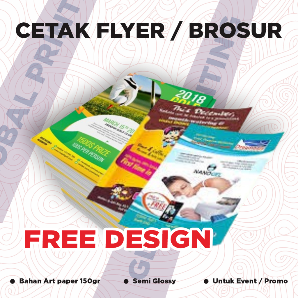 

Cetak Brosur / Flyer 1 Rim Custom Murah