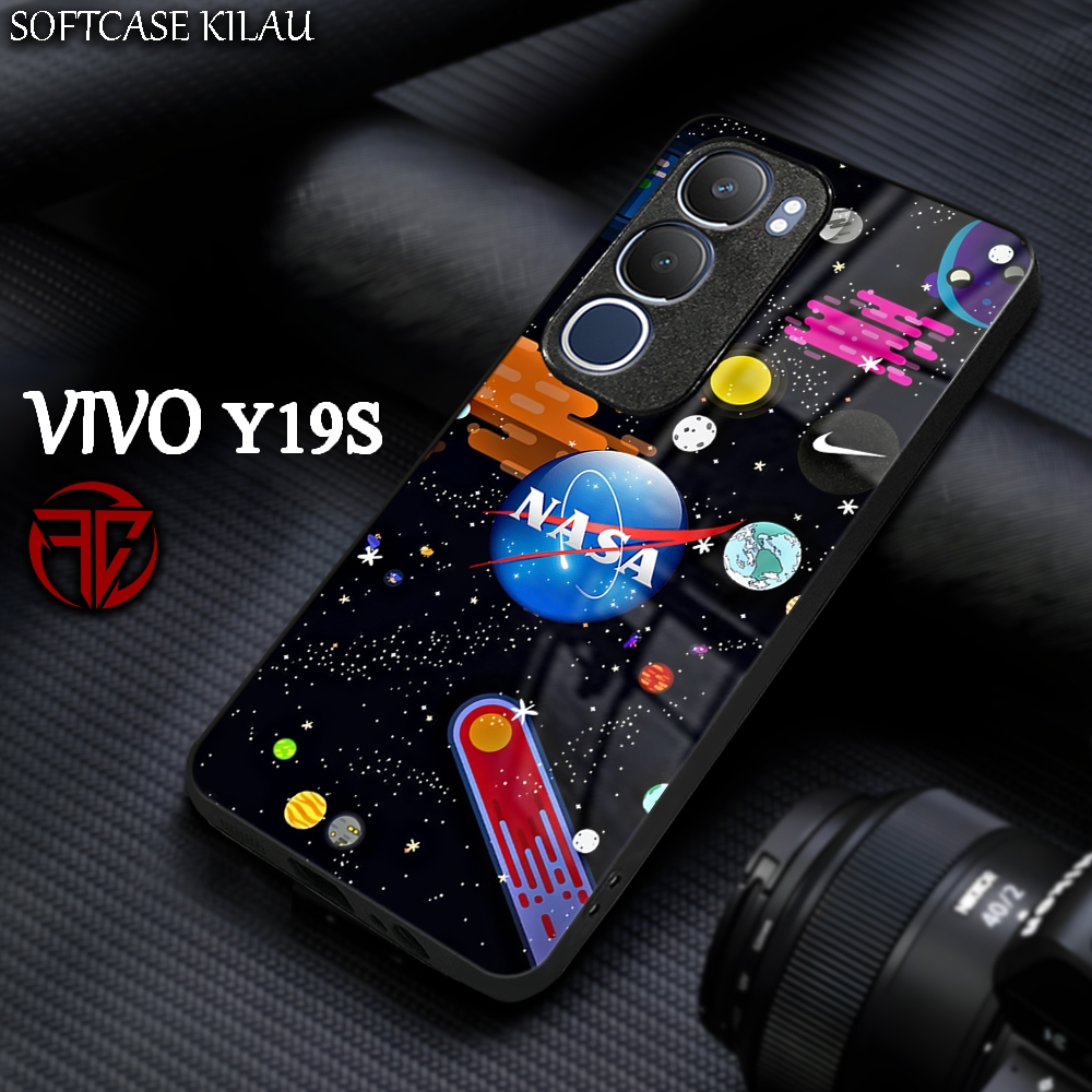 [AM12] Planet Nasa | Softcase Kilau VIVO Y19S | Pelindung Kamera VIVO Y19s | Casing Aesthetic Keren 