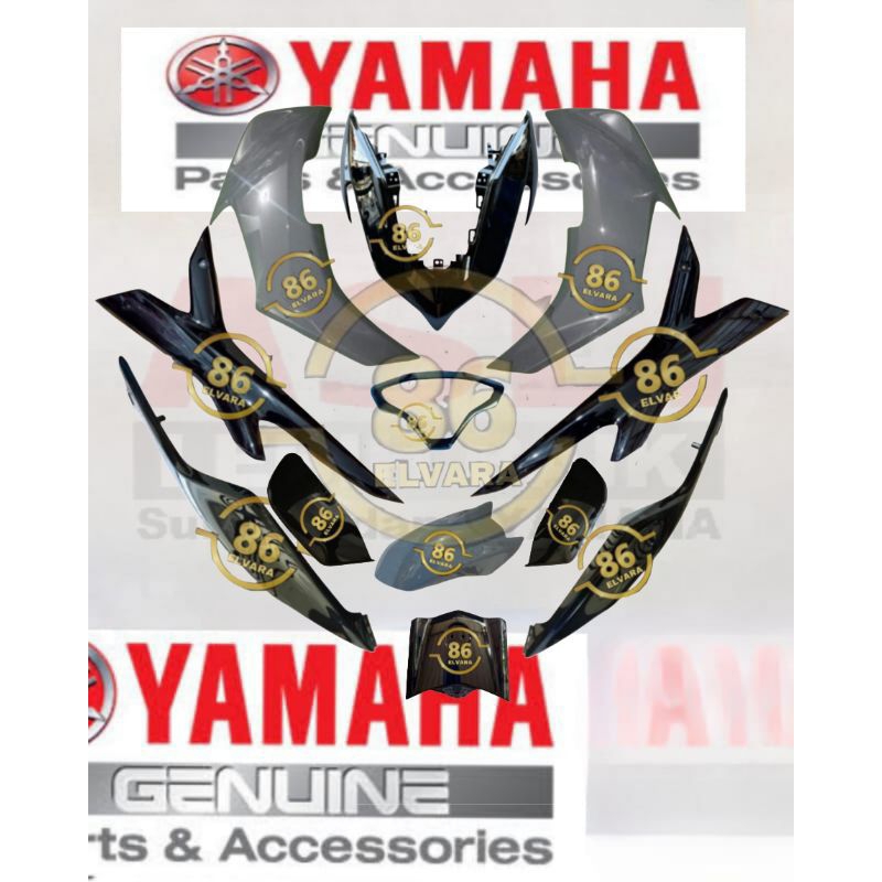 Cover body halus fullset Yamaha New Aerox Connected 2024 Original