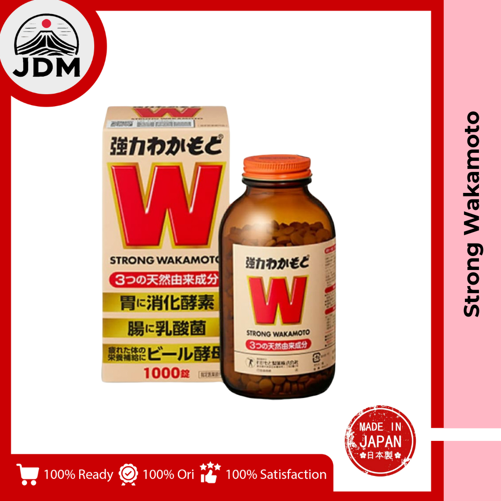 JDM - Strong Wakamoto 1000 300 pills Obat Maag 100% Original Asli Japan