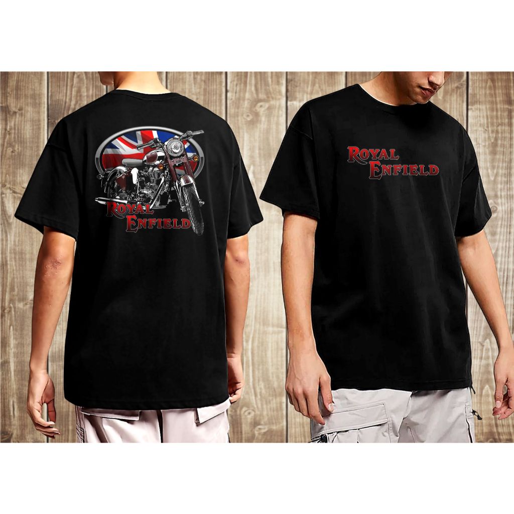 kaos motor inggris latar bendera inggris