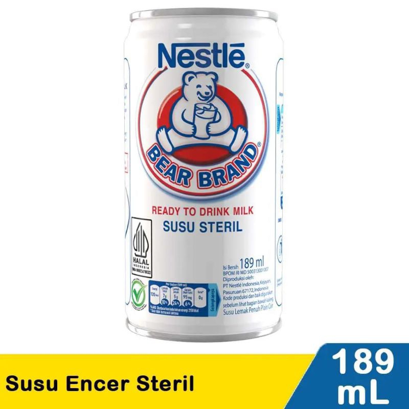 

Bear Brand Susu Encer Steril 189Ml