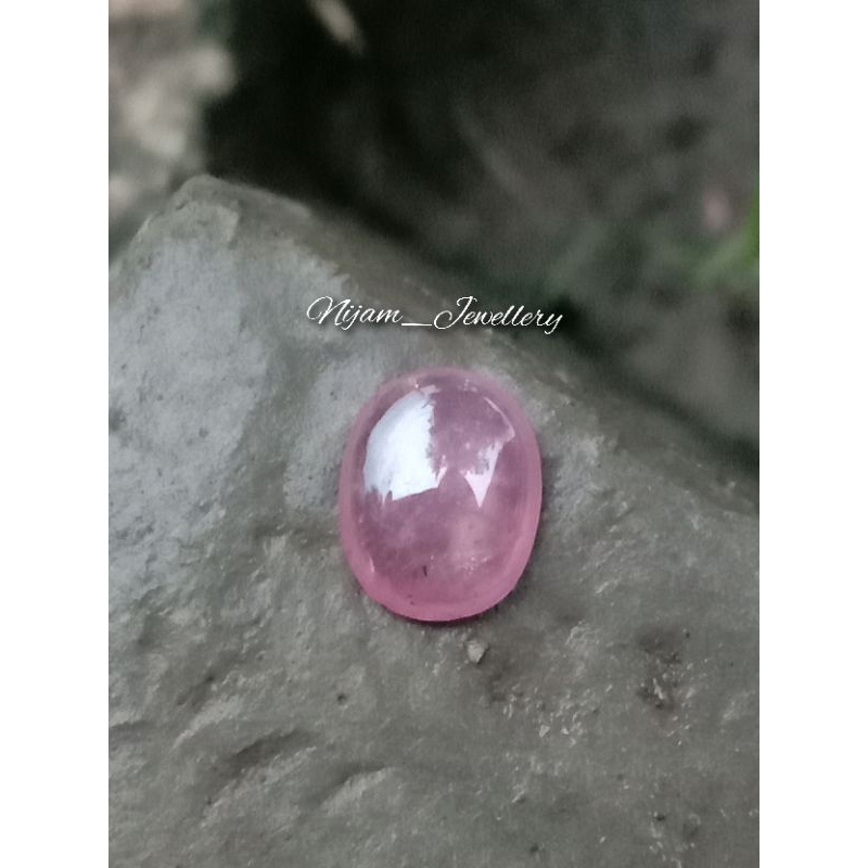 Batu Cincin Natural Ruby Corondum C1..PINK RUBY.. Real Pict..