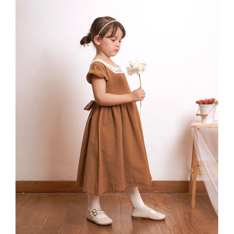 Gaun Anak Perempuan Stylish Model Korea New Arrival Gaun Anak Cantik Modis Cool Style Fashion Simple