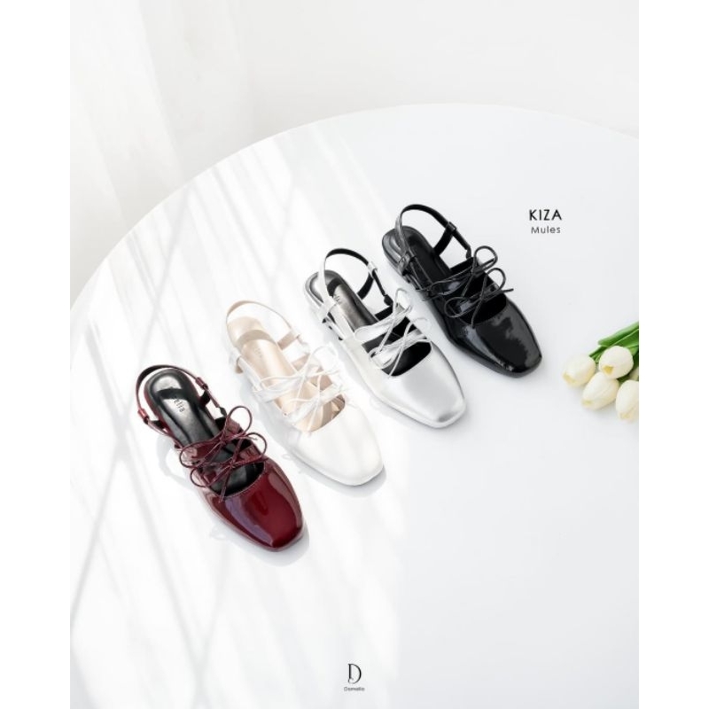 Damelia Melstore Jkt Sandal Wanita Kiza Mules Wanita DAMELIA MELSTORE JKT