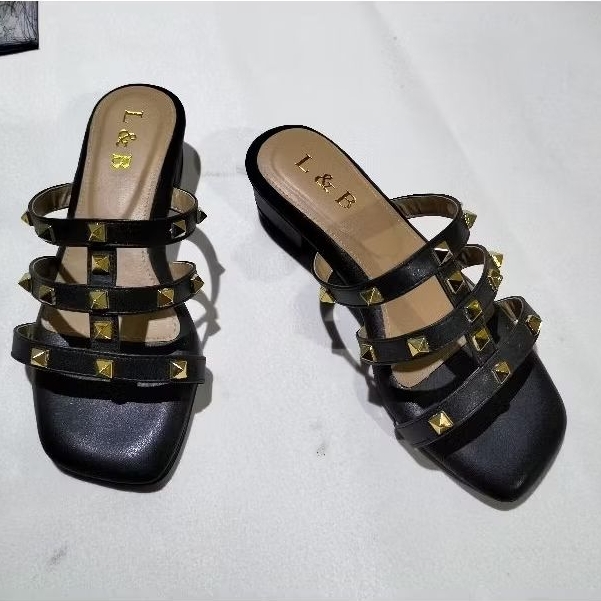 Sandal Zara Heels Hak Tahu 3 Cm