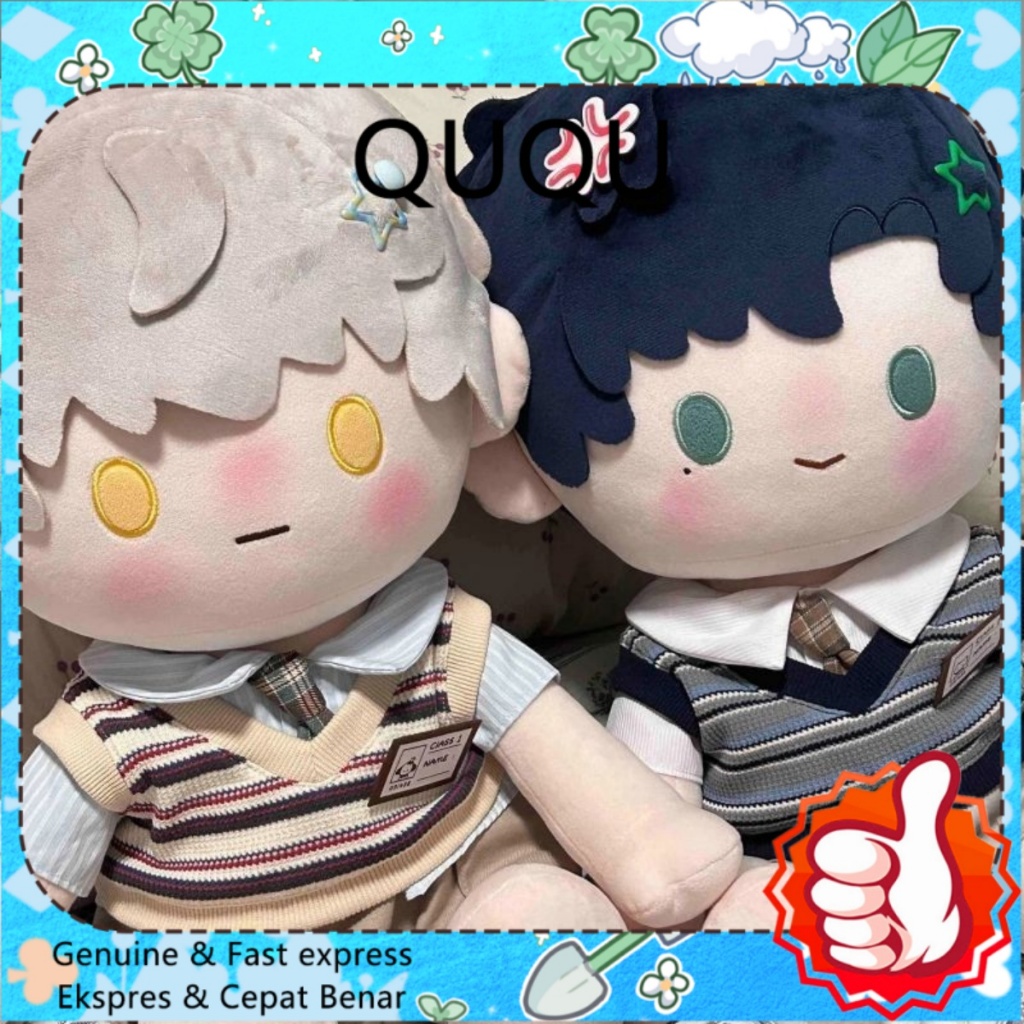 QUQU 40cm Doll Clothes School Provided Clothing Set Cats and Dogs Attribute Cotton Doll baju boneka 