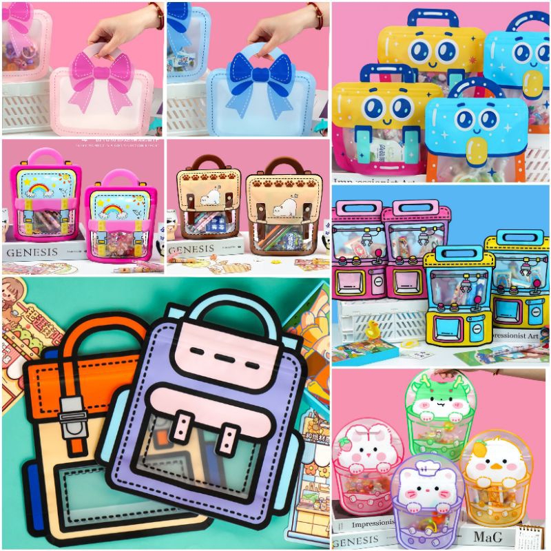 

Plastik Bingkisan Zip Lock Standing Goodie Bag Anak Ulang tahun