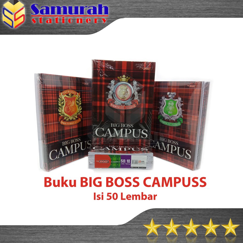 

u Ready Buku Tulis Sidu Big Boss Campus Isi 5 Lembar Bigboss Campuss 5 Lbr Buku Ukuran Boxy B5 5 G6