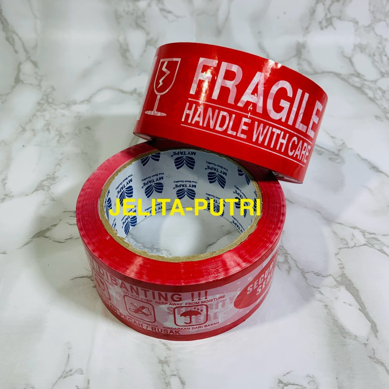 

Lakban / Isolasi / Selotip Fragile 48MM (100 Yard)