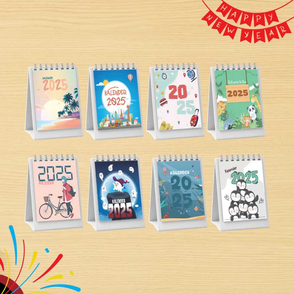 

KALENDER 2025 / KALENDER MINI / KALENDER MEJA/ KALENDER MINI AESTHETIC /