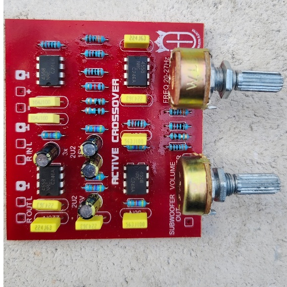 Kit Crossover Aktif Subwofer