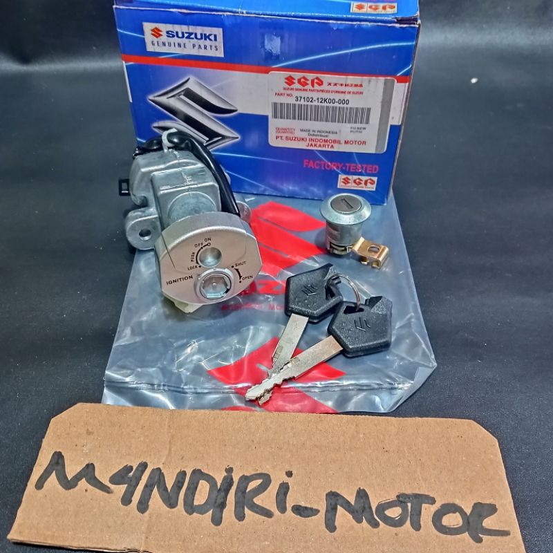 kunci kontak set Suzuki Satria Fu 150 Facelift 2013-2015 asli