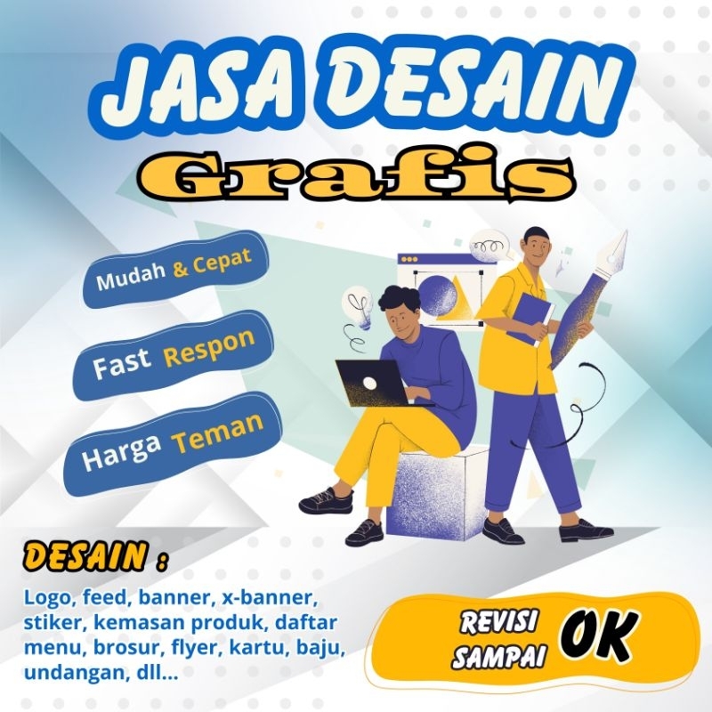 Jasa Desain Grafis - Desain Logo, Desain Poster, Desain Feed IG, Desain Flyer, Desain Banner, Desain