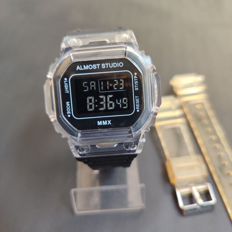 Jam tangan pria original second digital almost studio