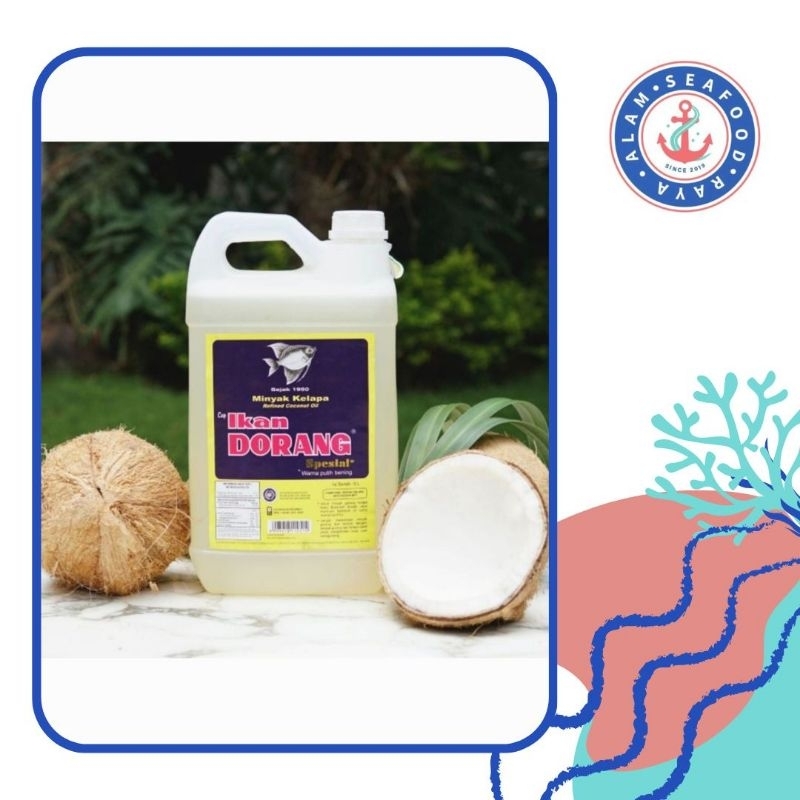 

Minyak Goreng Kelapa Special Cap Ikan Dorang 5 Liter