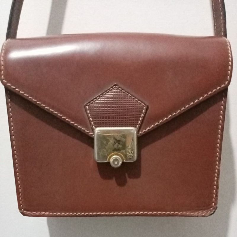 Tas Camera Gucci Ferra Vintage || Kulit Gagah Vintage