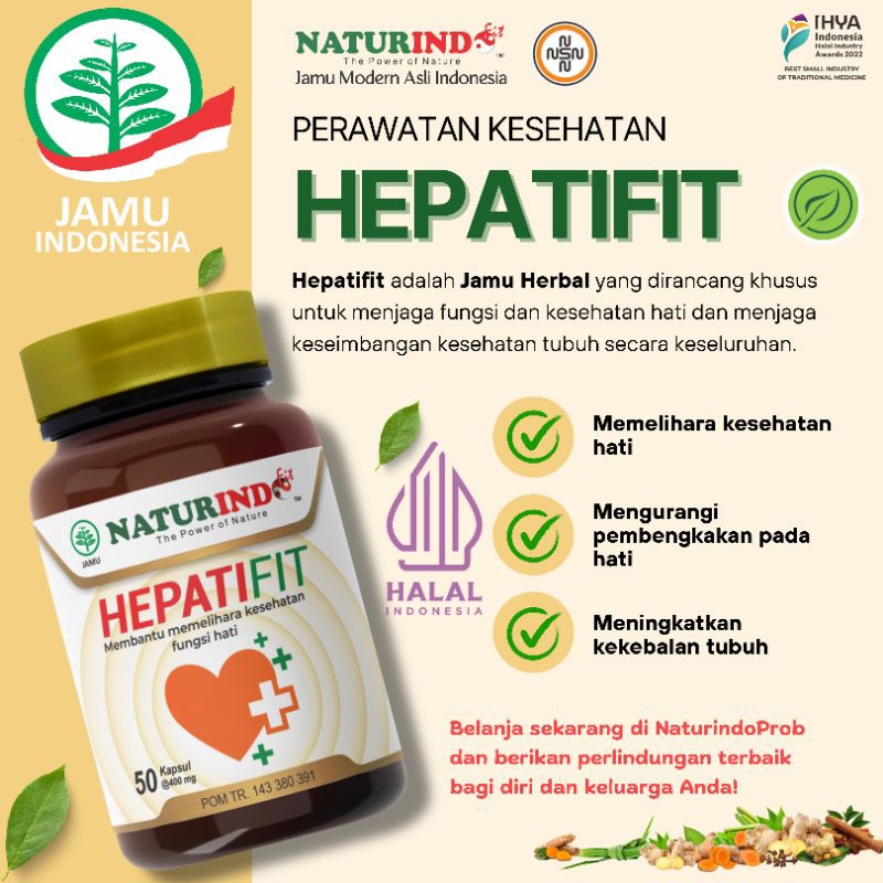 

HEPATIFIT-jamu herbal-berfungsi untuk memelihara kesehatan fungsi hati-NATURINDO