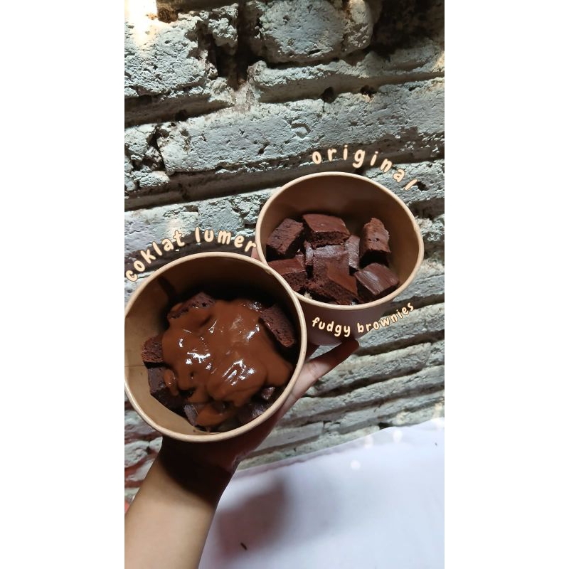 

Fudgy brownies bites || isi 15 bites ukuran 360 ml