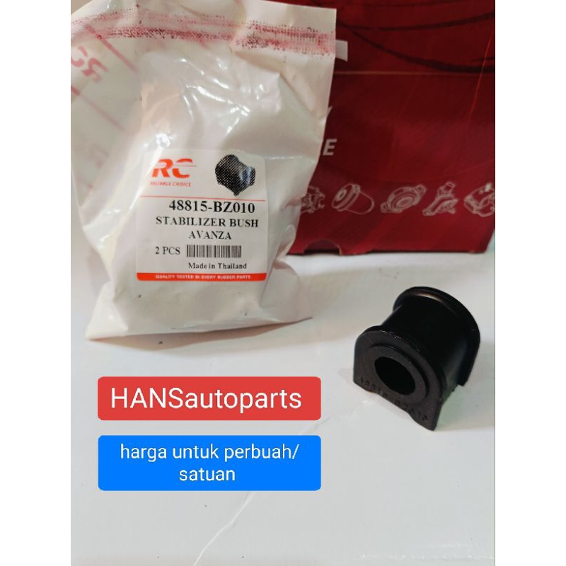 karet stabil roti belah Avanza Xenia lama rush Terios merk RC Thailand(harga satuan)