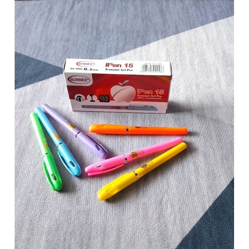 

PULPEN IPEN 15 GEL (12 PCS )/ BN-'8003/ PENA/BOLPOIN GEL 1PACK TINTA HITAM
