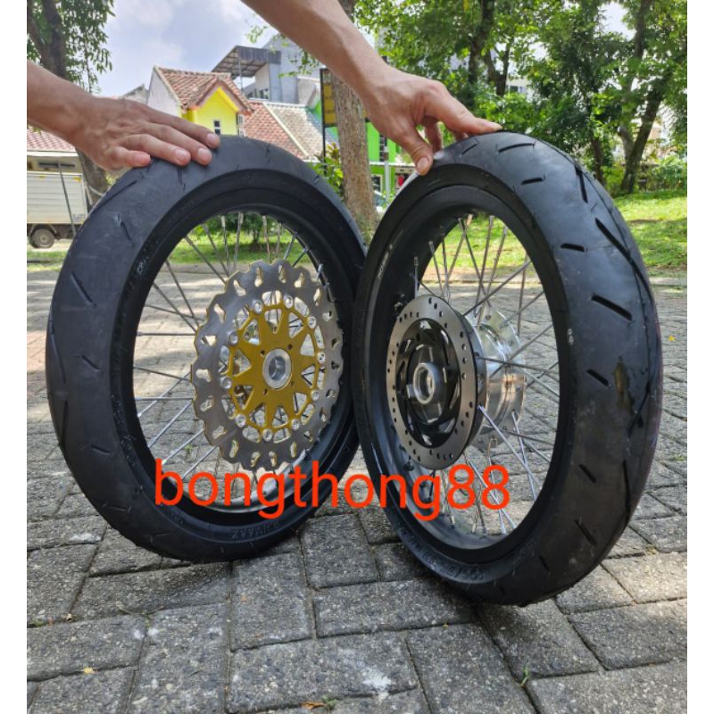 Sepaket Velg  Ninja RR Ninja R Ninja SS Jari Jari Tromol Ring 17/140 140 160 185 215  Bonus Cakram P