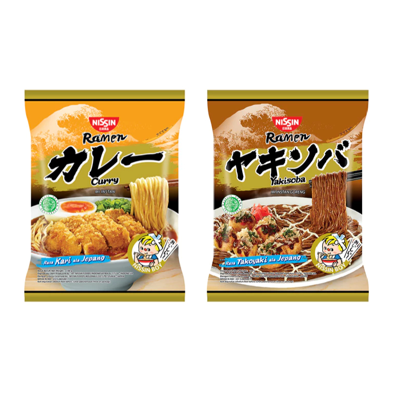 

NISSIN RAMEN rasa CURRY / YAKISOBA 100gr