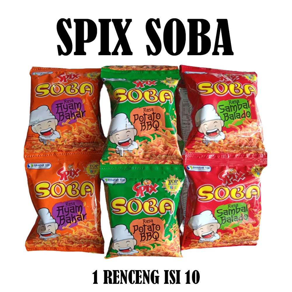 

SUKI MIE / SPIX SOBA RENCENG ISI 10