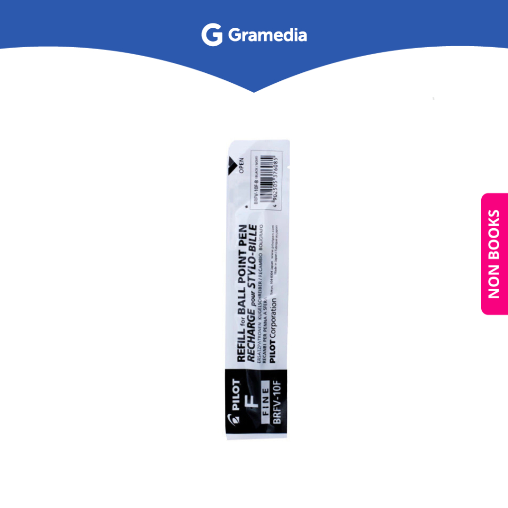 

Gramedia Depok - PILOT REFILL PEN ACROBALL BRFV 10F 07 BLACK