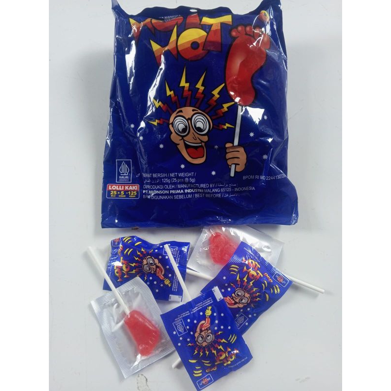 

permen hot kaki hot hot pop 1 pak isi 25 pcs