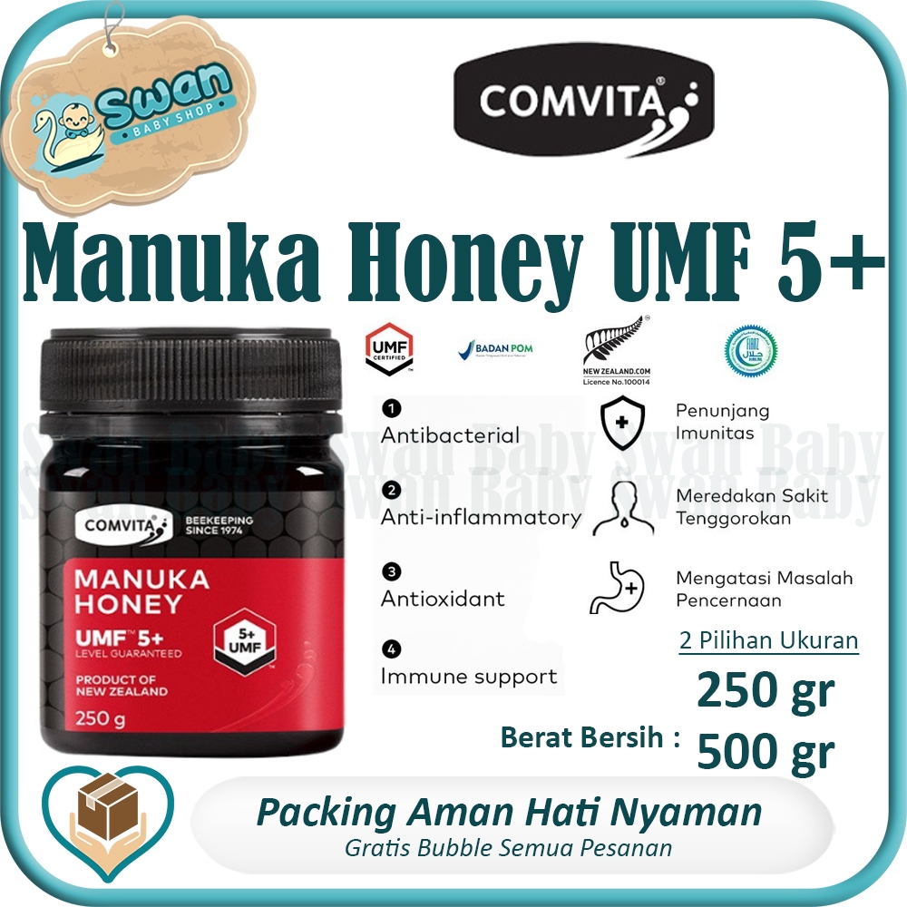 

Comvita Manuka Honey UMF 5+ / Madu Murni Alami Asli New Zealand