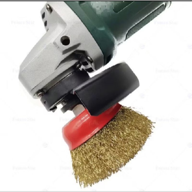 SIKAT MANGKOK GERINDA SIKAT BAJA KUNINGAN BULAT