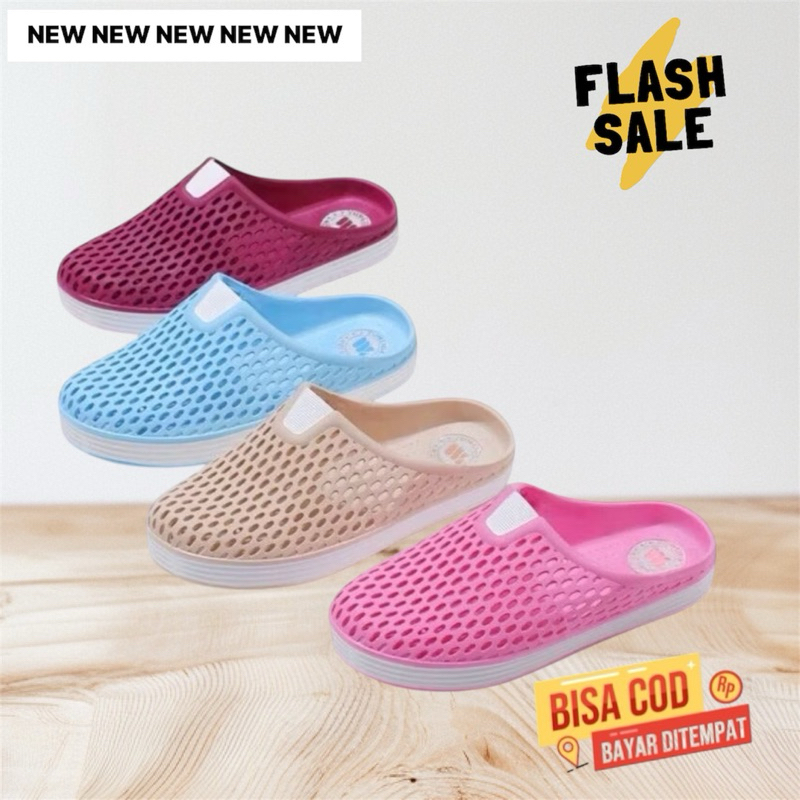 SEPATU YUMEIDA 7072 SANDAL SEPATU KOKOP BAIM WANITA BAHAN KARET UKURAN 36-40