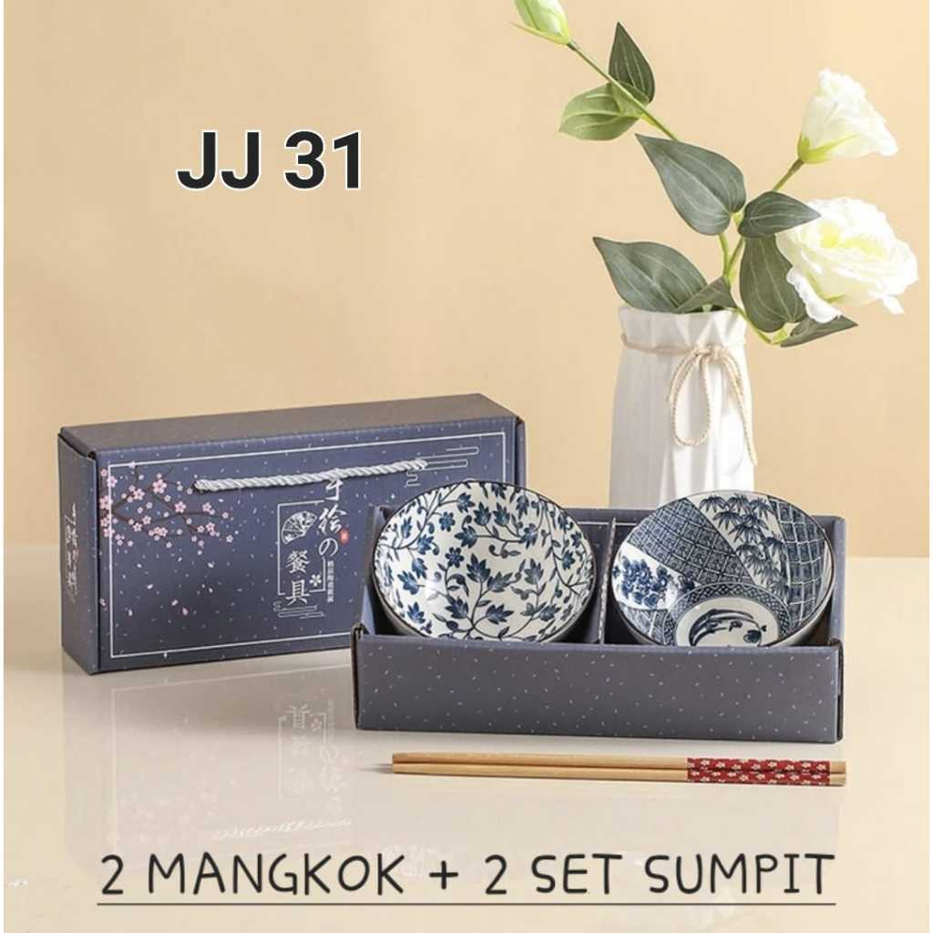MANGKOK KERAMIK 2 SET SOUVENIR DAN HADIAH LUCU