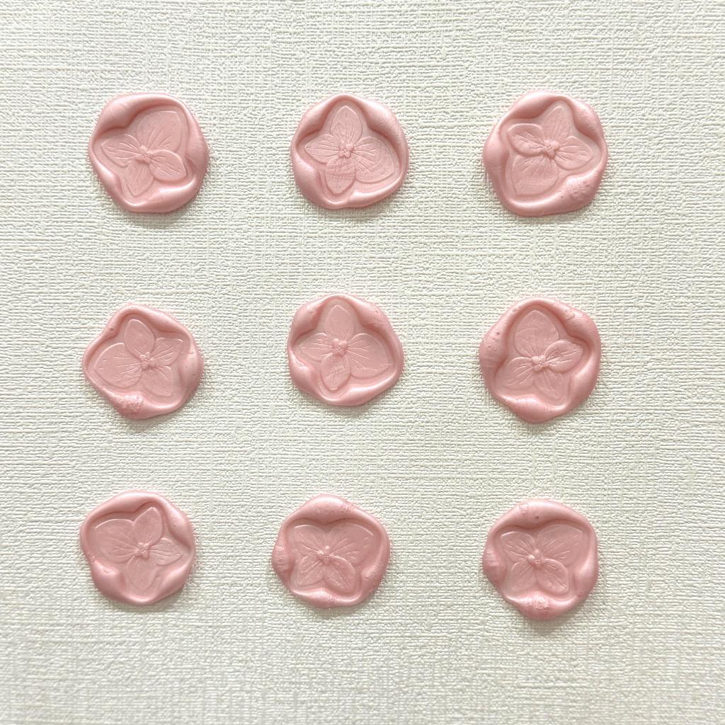 

Kaerys (Blush) - 1 Pieces Wax seal coinbulat sticker instan segel vintage undangan / DIY Hampers / Wax Octagon GUN