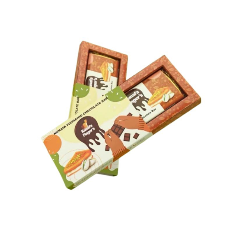 

Coklat Dubai Kunafa Pistachio Original from Malaysia - Kunafa Finger's Dubai Chocolate Bar