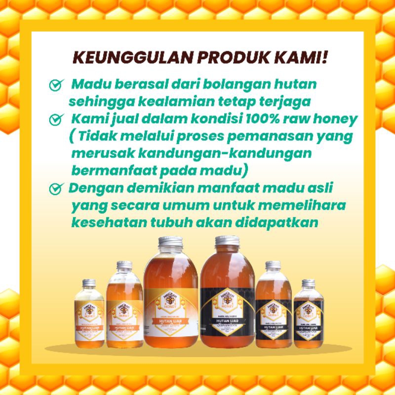 

RK60 Madu Asli Murni Madu Hutan Liar Jawa Barat Madu Hutan Liar Sumatera ( Madu Odeng / Madu Sialang