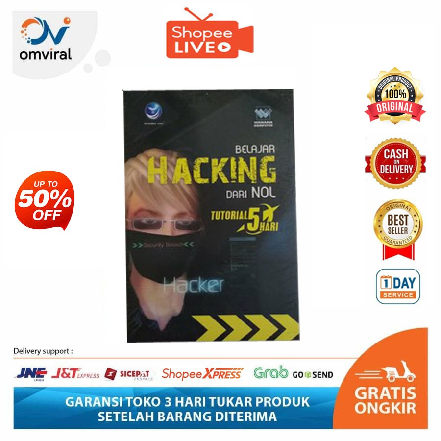 Buku Sakti Hacker Tutorial 5 hari belajar hacking dari nol Wahana Komputer Andi Publisher