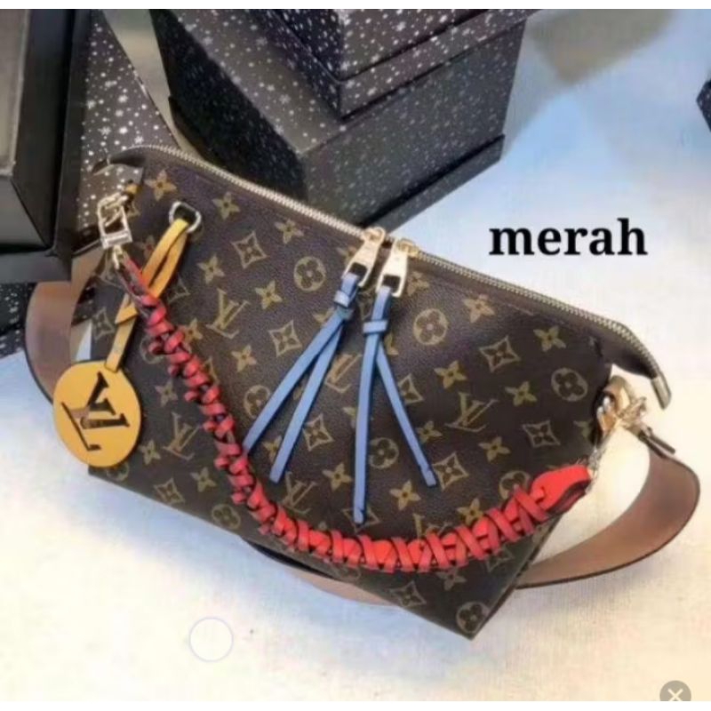 TAS SELEMPANG BRANDED WANITA ELVY MODEL GRADASI