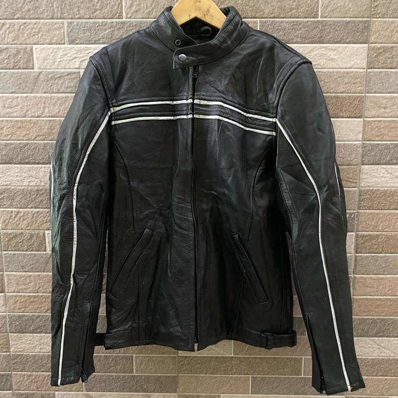 Kerozen caferacer leather jacket