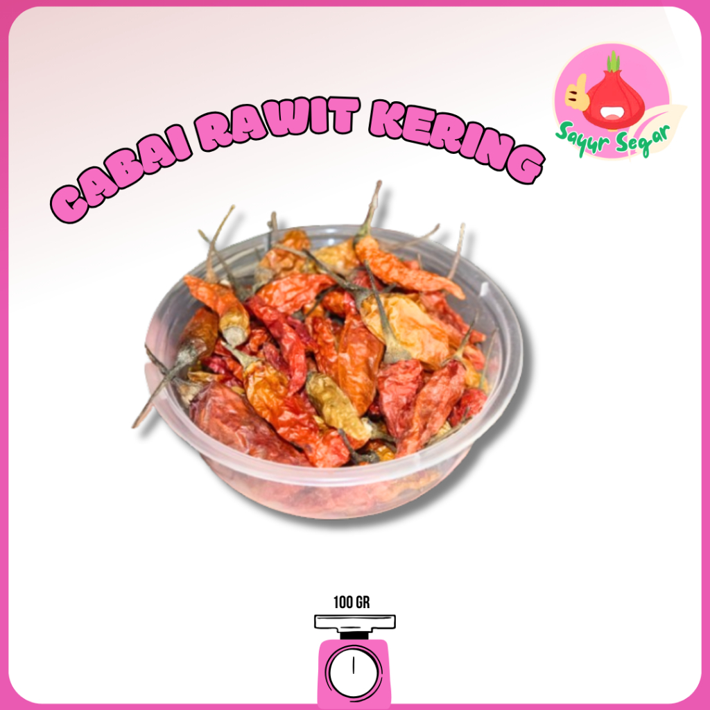 

Sayur Segar - Cabai Rawit Kering/Dried Chili 100 gr