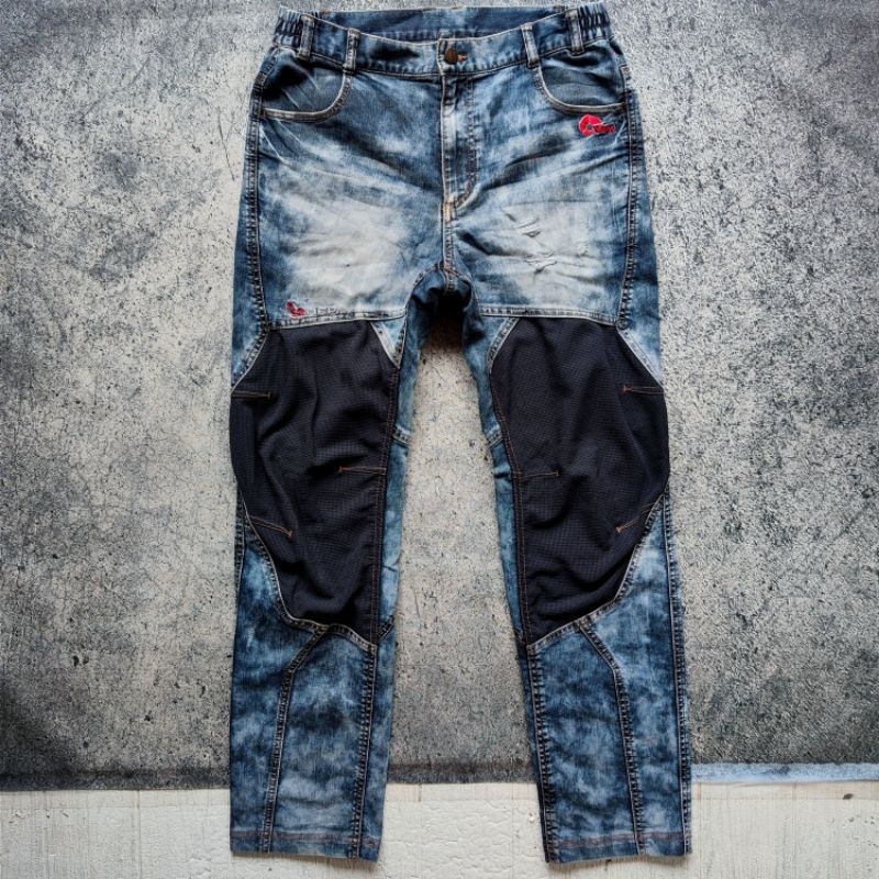 MOHON BACA DESKRIPSI...NEPA BIKERS RIPPED STRETCH JEANS