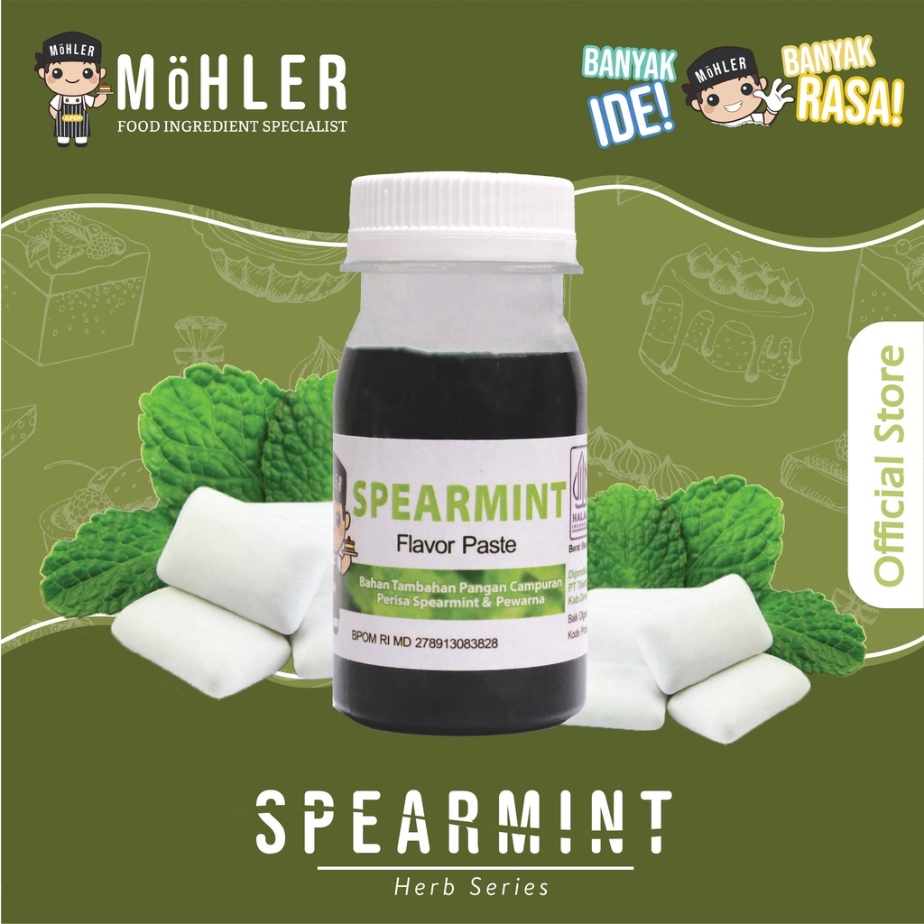 

MOHLER Pasta perisa pewarna SPEARMINT