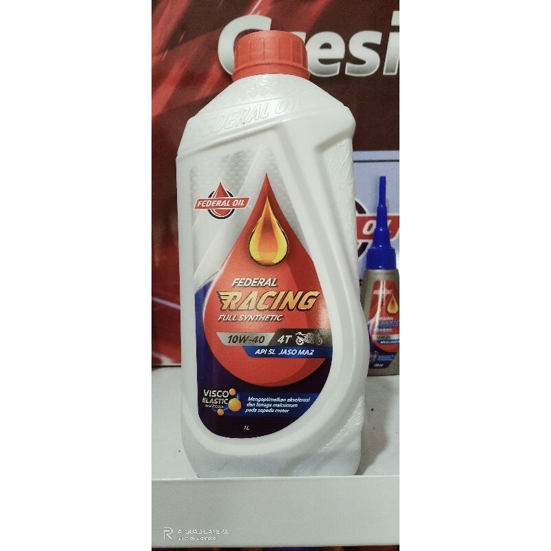 OLI MESIN FEDERAL RACING 10W/40 1L FEDERAL OIL