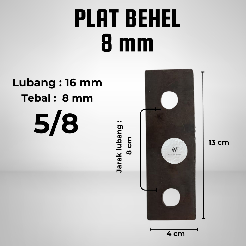 Plat Behel Kawel Klem Besi Bak Truk U Bolt